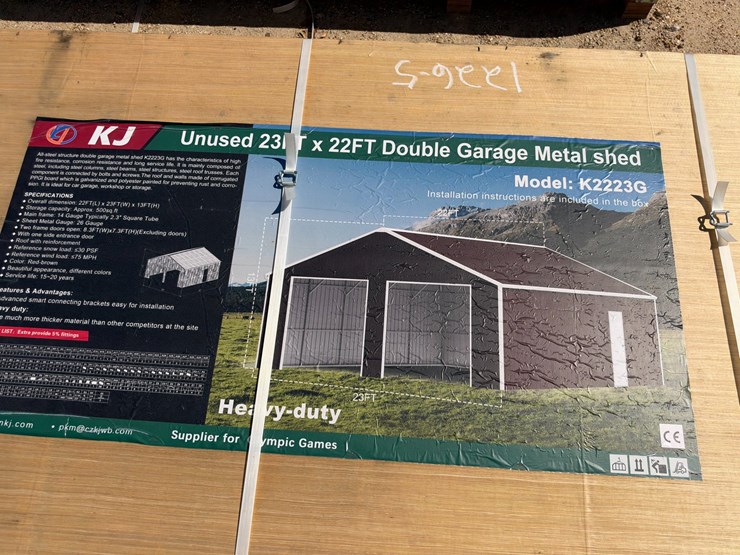 #5122-•-23ftx22ft-double-garage-metal-shed-image-4