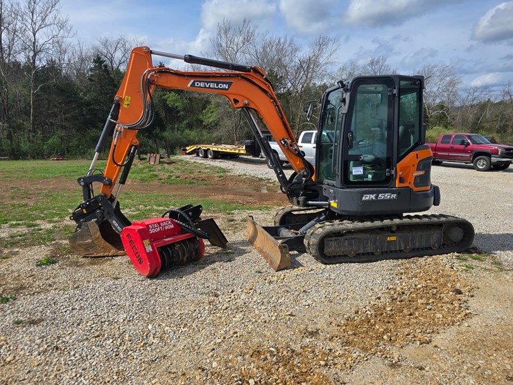 #23976-•-2024-dx-55r-excavator-and-mulching-head-image-5