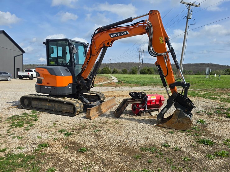 #23976-•-2024-dx-55r-excavator-and-mulching-head-image-20
