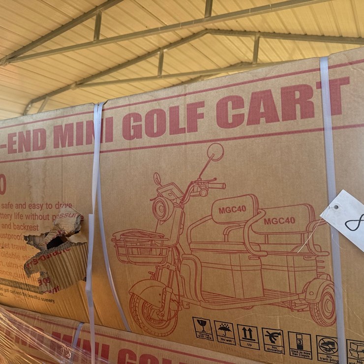 #8 • GREEN MINI GOLF CART