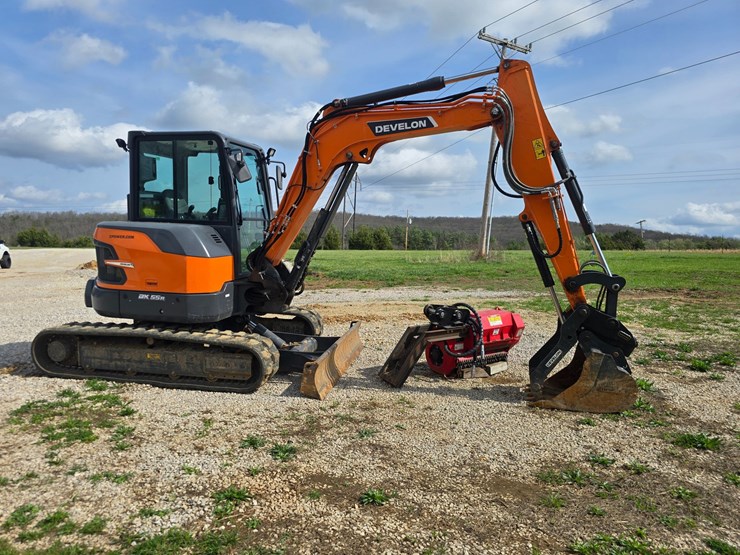 #23976-•-2024-dx-55r-excavator-and-mulching-head-image-19