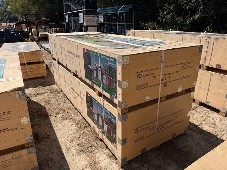 #5116-•-unused-42ft-x-30ft-metal-storage-shed-image-1