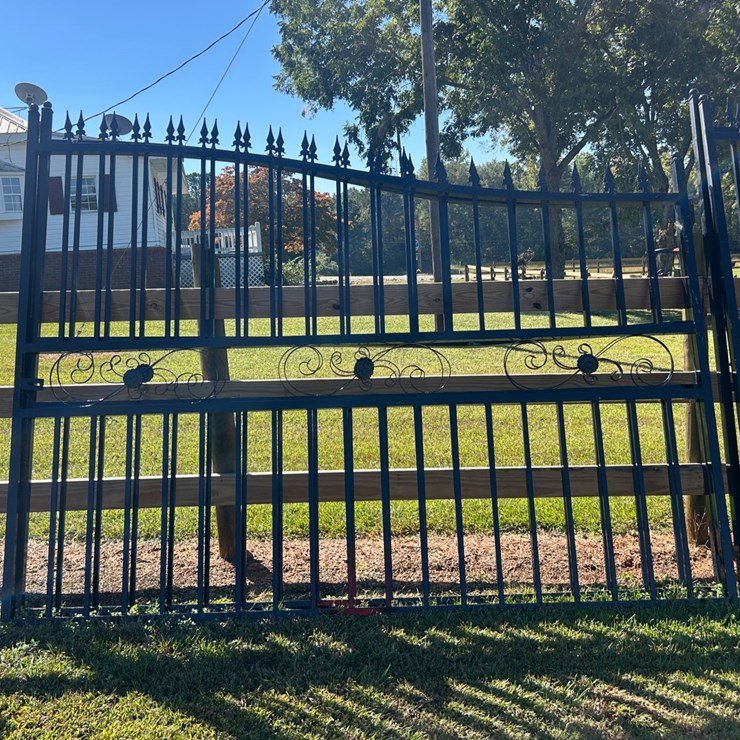 #187 • 20ft Bi-Parting Wrought Iron Gate