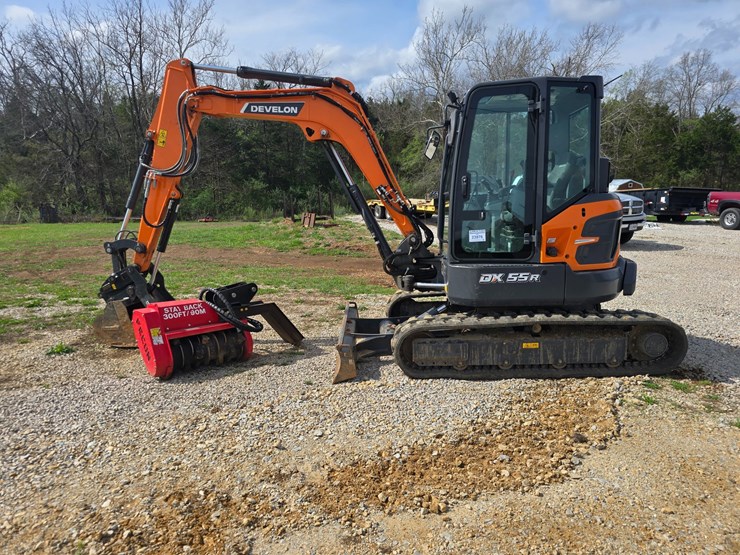 #23976-•-2024-dx-55r-excavator-and-mulching-head-image-6
