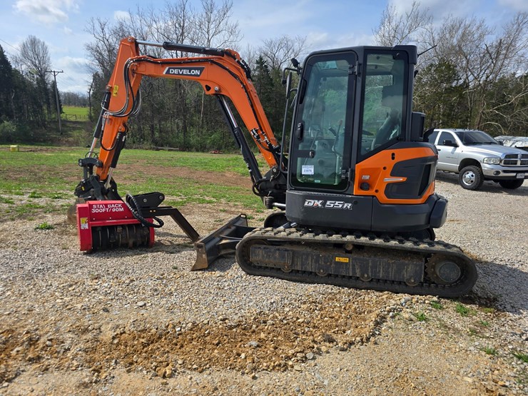 #23976-•-2024-dx-55r-excavator-and-mulching-head-image-7