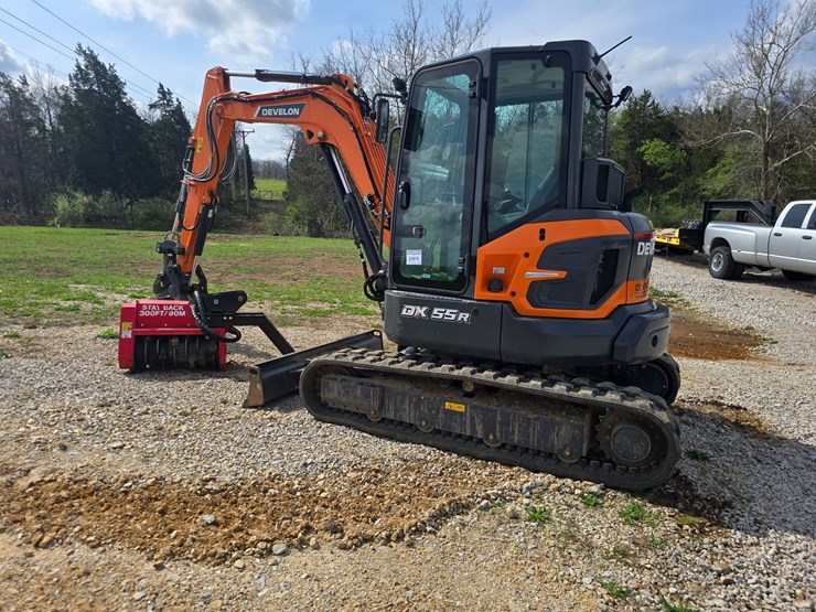 #23976-•-2024-dx-55r-excavator-and-mulching-head-image-8
