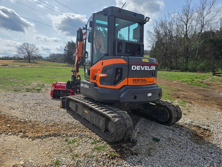 #23976-•-2024-dx-55r-excavator-and-mulching-head-image-10