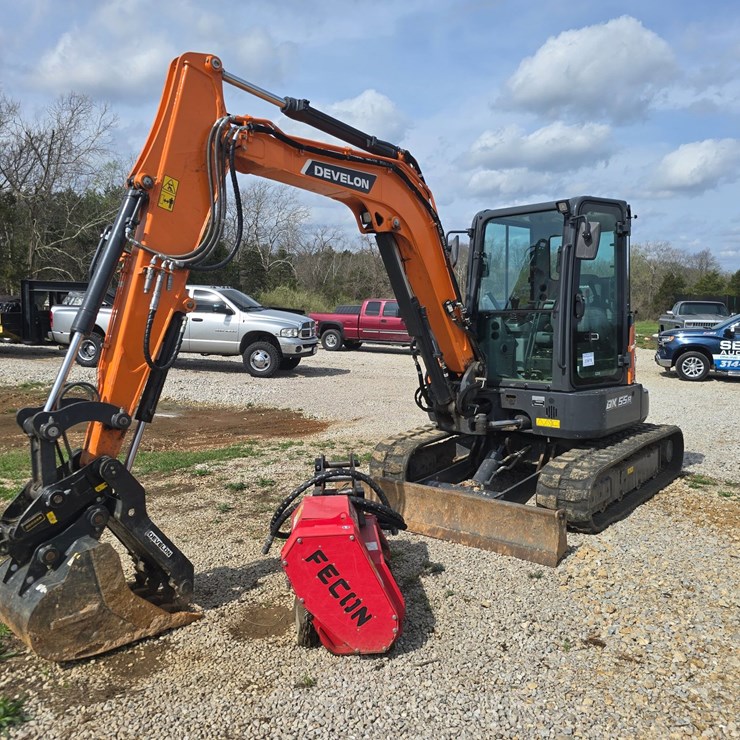 #23976 • 2024 DX 55R Excavator and Mulching Head