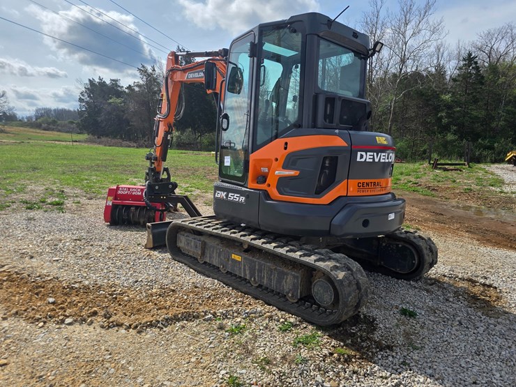 #23976-•-2024-dx-55r-excavator-and-mulching-head-image-9