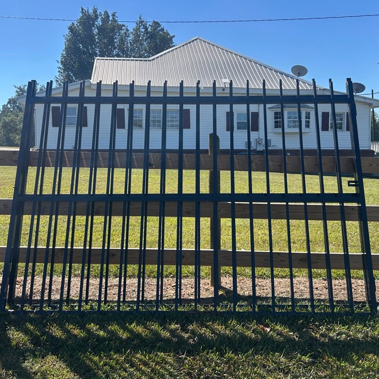 #186 • 20ft Bi-Parting Wrought Iron Gate