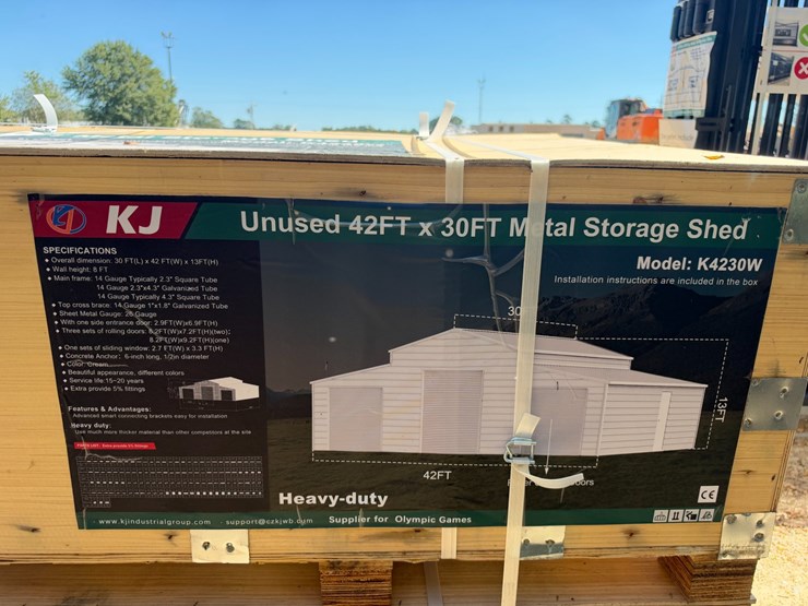 #5117-•-unused-42ft-x-30ft-metal-storage-shed-image-4