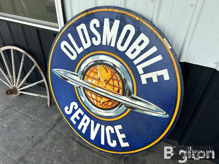 vintage-oldsmobile-service-2-sided-porcelain-sign-image-2