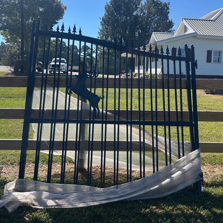 #185 • 14ft Bi-Parting Wrought Iron Gate