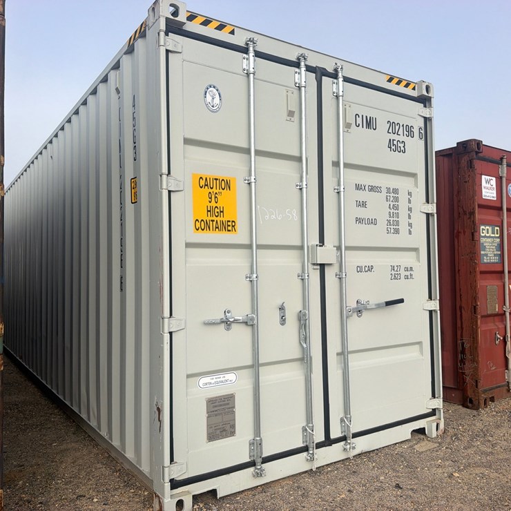 #1226-58 • 40FT HIGH CUBE CONTAINER