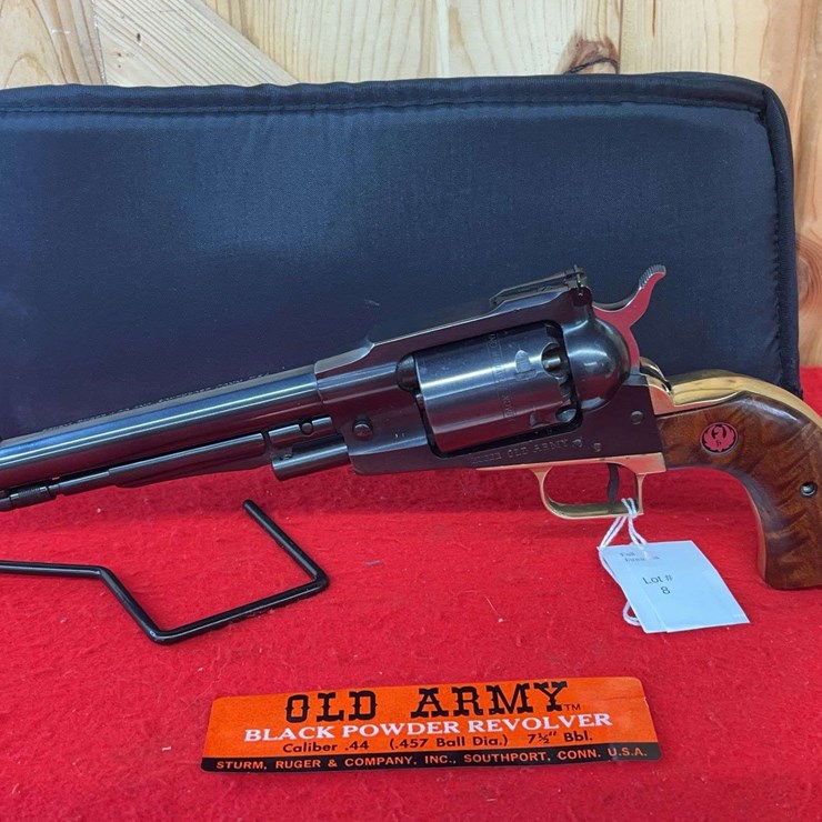 Early Ruger Old Army .44 Caliber Blackpowder Revolver