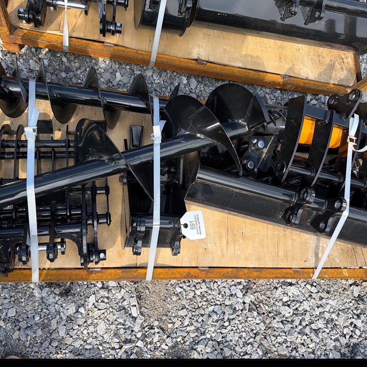 #691 • Future 8 Piece Mini Excavator Attachment Set