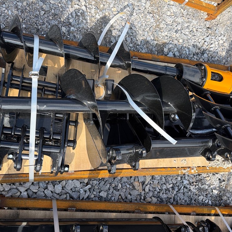 #690 • Future 8 Piece Mini Excavator Attachment Set