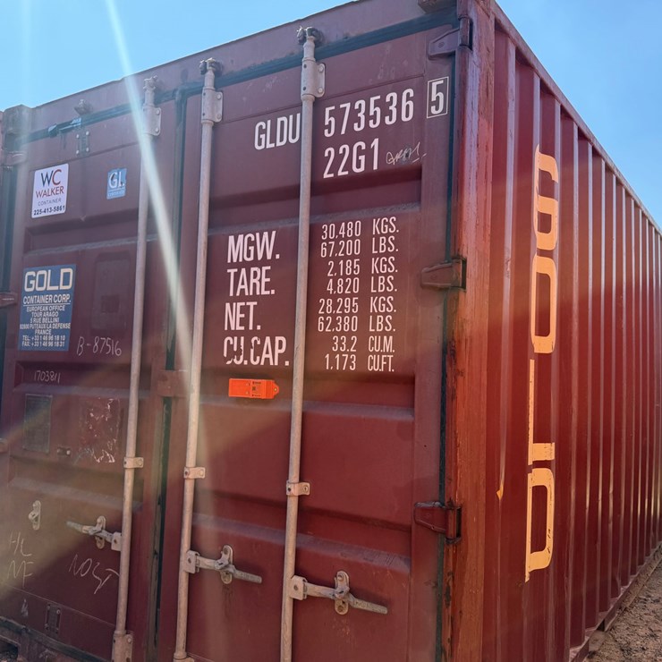 #87516 • 20FT SHIPPING CONTAINER