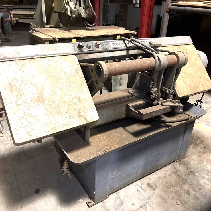#170 • Rockwell Delta Model 9 Horizontal Metal-Cutting Band Saw