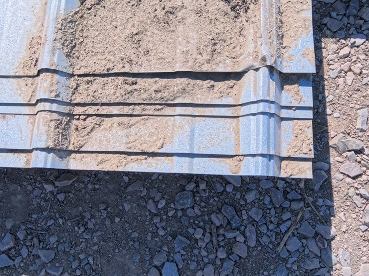#2023-•-3'-x-9'-unused-metal-galvanized-panels-(14-count)-image-2