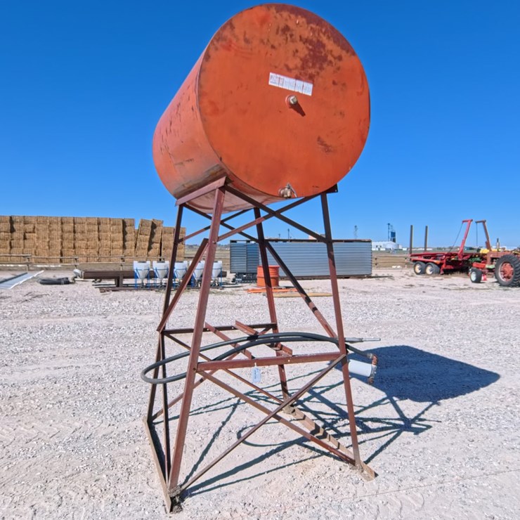 #2101 • Approx 500 Gallon Fuel Tank On Stand