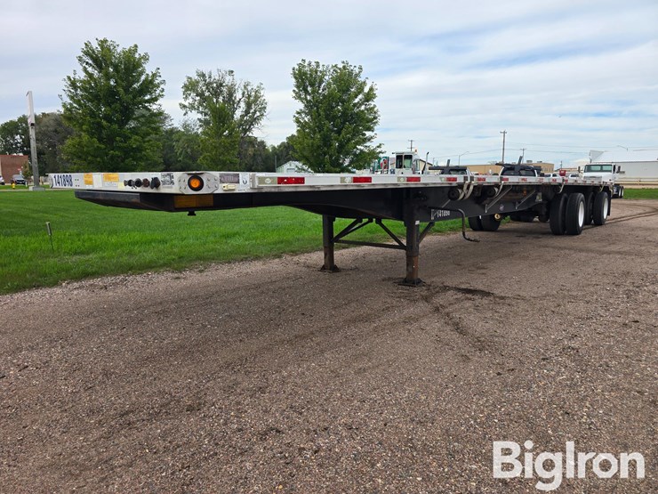 2014-utility-48'-t/a-spread-axle-aluminum-flatbed-trailer-image-1