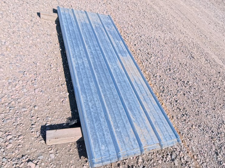 #2022-•-3'-x-8'-unused-metal-galvanized-panels-(20-count)-image-1