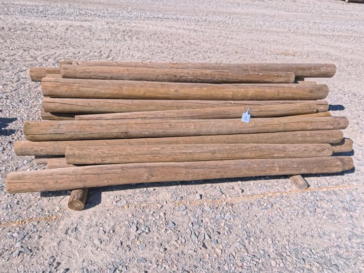 #2052-•-4"-x-6"-treated-fence-posts-(44-count)-image-1