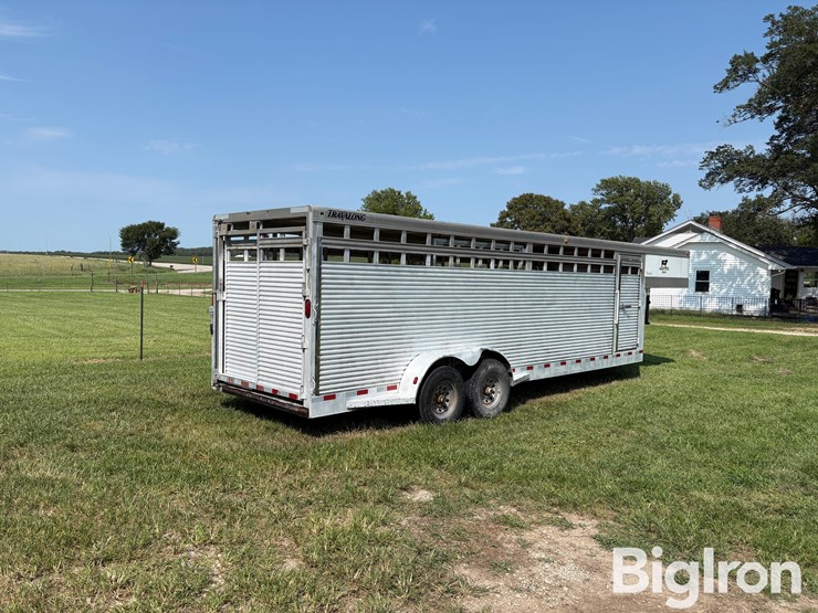 2006-travalong-6’8”x24’-t/a-gooseneck-aluminum-livestock-trailer-image-7