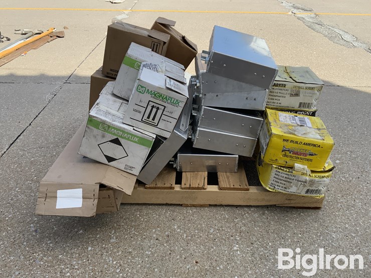 2"-trailer-bracket,-disassembled-6-drawer-cabinet/drywall-screws/aerosol-spotcheck-&-lubricant-image-6