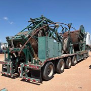 2012 SUREFIRE INDUSTRIES HYDRA RIG HR680 COIL TUBING TRAILER