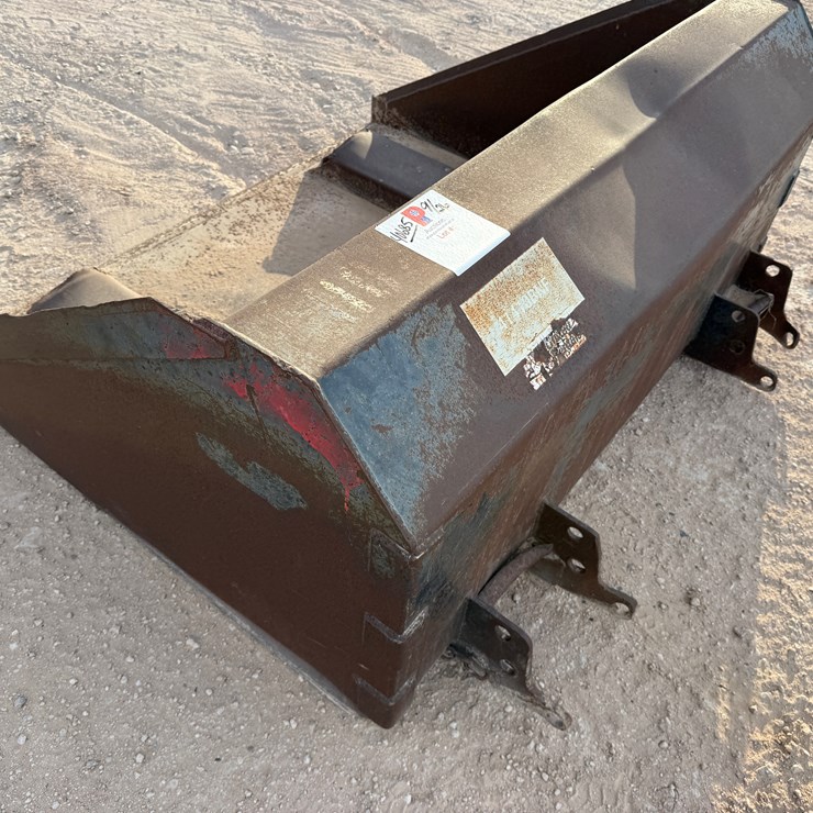 61”W X 51”D YARD BUCKET W/ FORK POCKETS