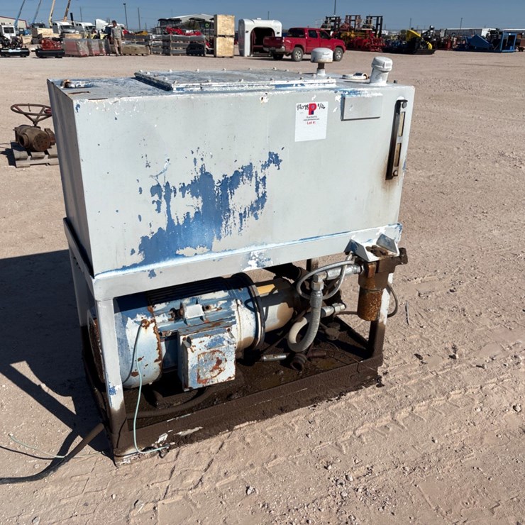 Hydraulic power unit p/b: electric motor
