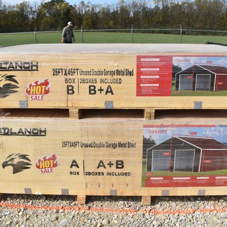 SDLANCH 25 X 45 FT DOUBLE GARAGE KIT 47572