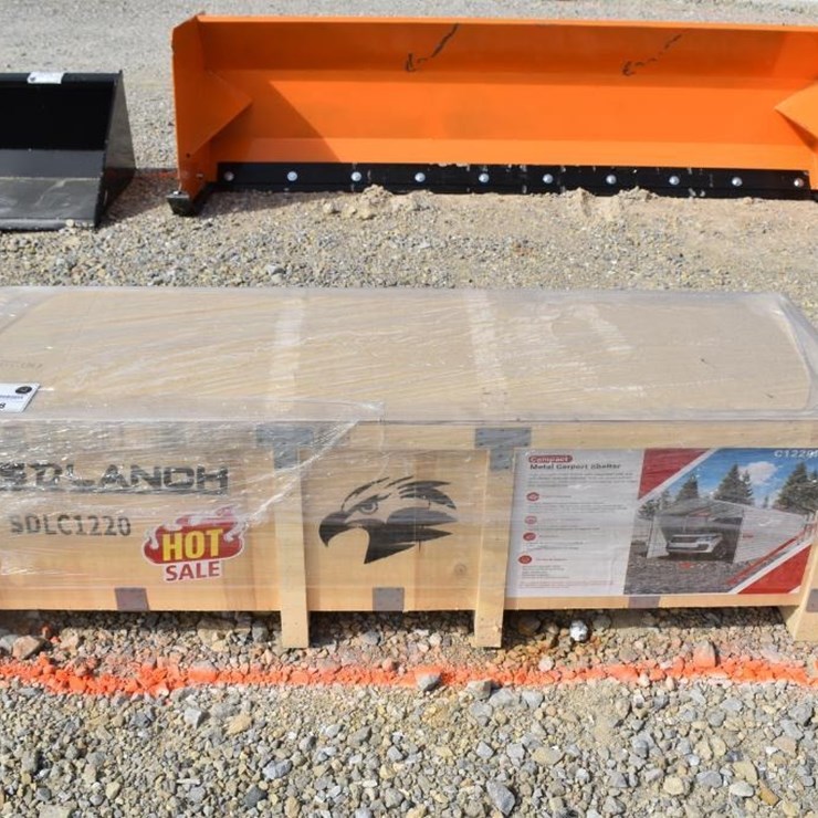 SDLANCH 12 X 20 FT, METAL CARPORT SHELTER KIT 47568