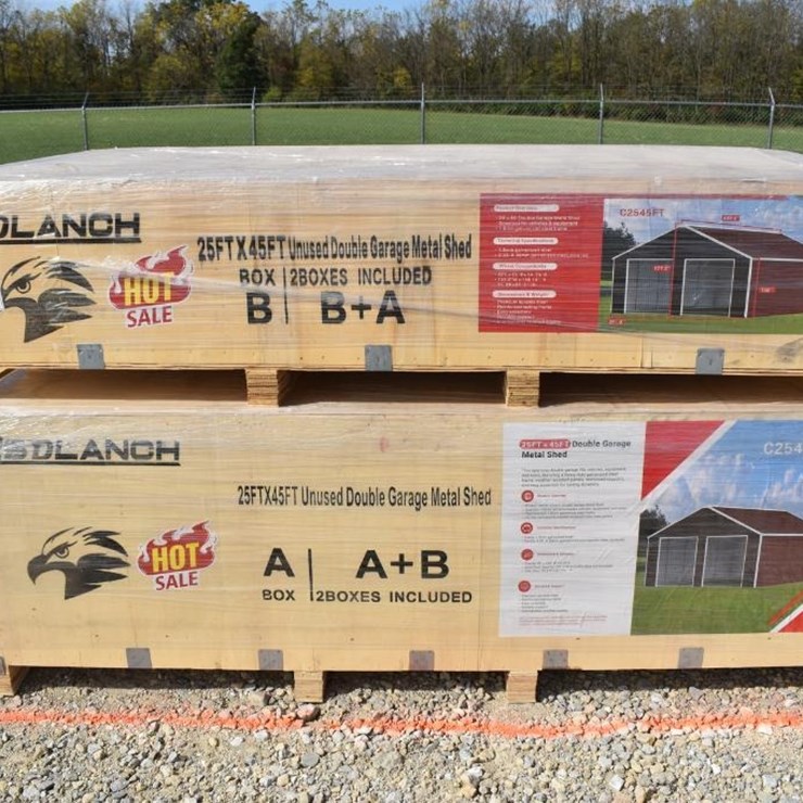 SDLANCH 25 X 45 FT DOUBLE GARAGE KIT 47573