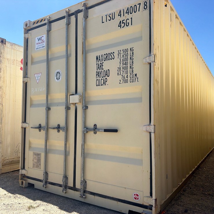 #47216 • 40FT SHIPPING CONTAINER