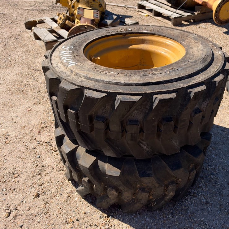 #41609 • (2) CATERPILLAR EQUIPMENT TIRES