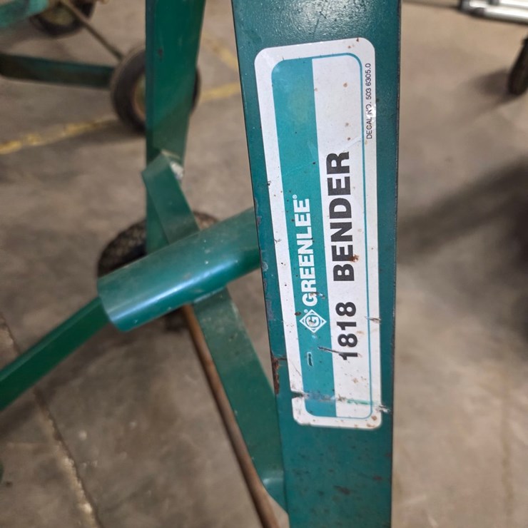 #93 • Greenlee 1818 offset pipe bender