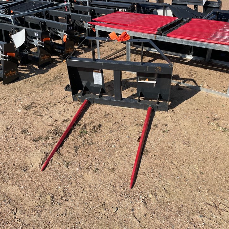 #4111 • LandHonor Skid Steer Bale Spear Attachment