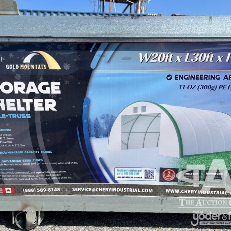 2026 GOLD MOUNTAIN 20'X30'X12' STORAGE SHELTER