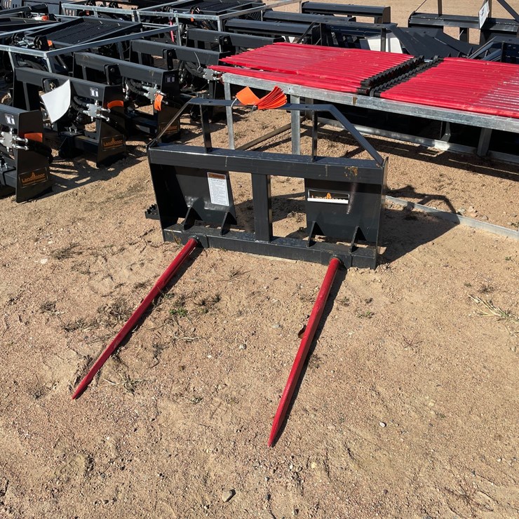 #4113 • LandHonor Skid Steer Bale Spear Attachment