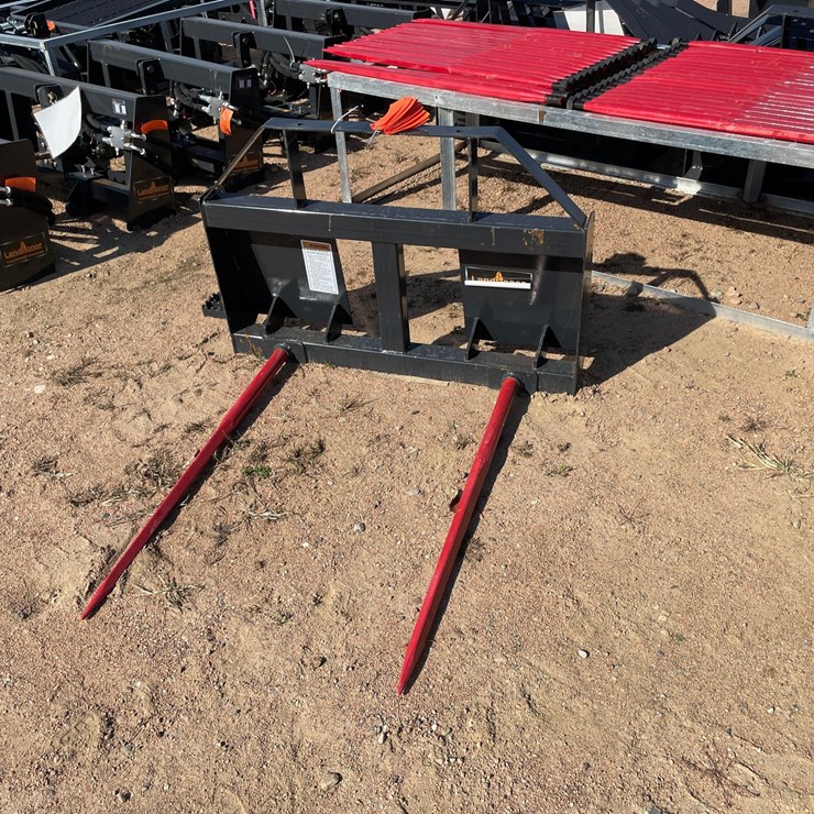 #4115 • LandHonor Skid Steer Bale Spear Attachment