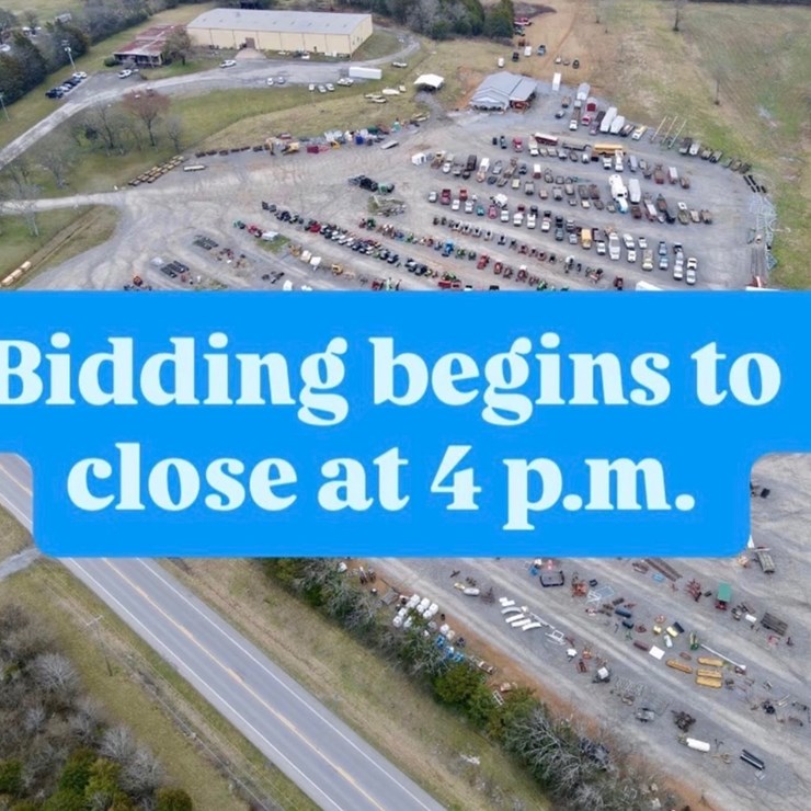 #1A • LOTS BEGIN CLOSING AT 4 PM