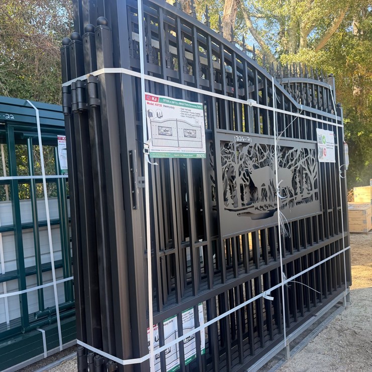 #5119 • 7FT(H)x 20FT(L) Metal Farm Driveway Gate