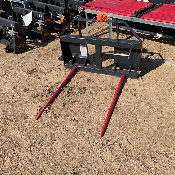 #4105 • LandHonor Skid Steer Bale Spear Attachment