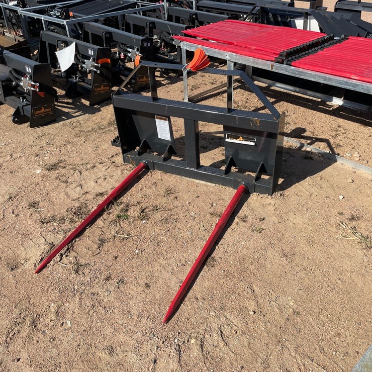 #4101 • LandHonor Skid Steer Bale Spear Attachment