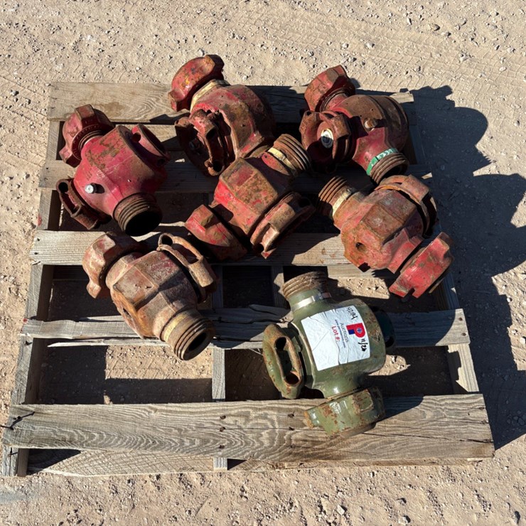 (7x$) (7) 2” 1502 plug valves