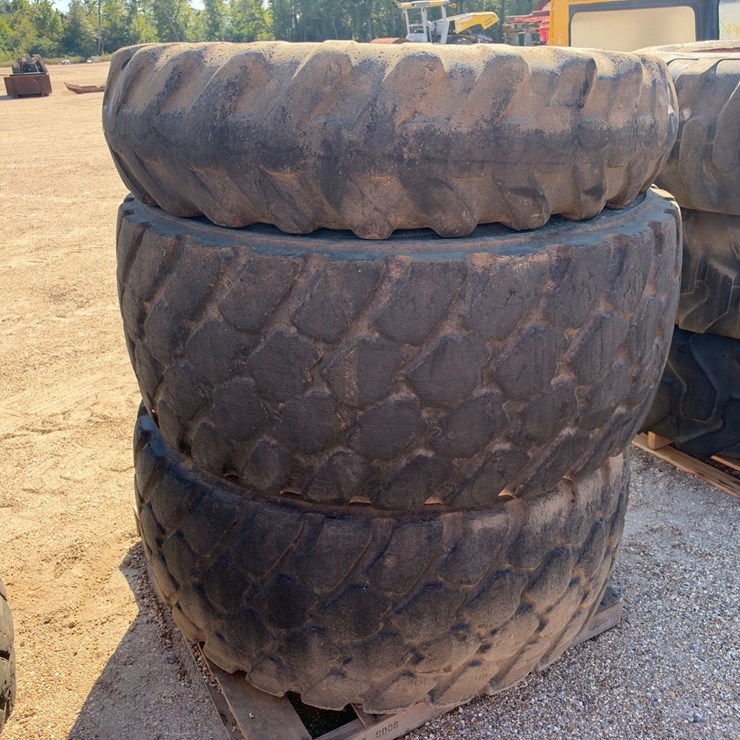 #41541 • (3) VARIOUS EQUIPMENT TIRES