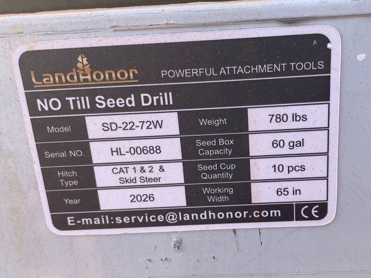 #4069-•-landhonor-no-till-seed-drill-for-tractor-and-skid-steer-attachment-image-8